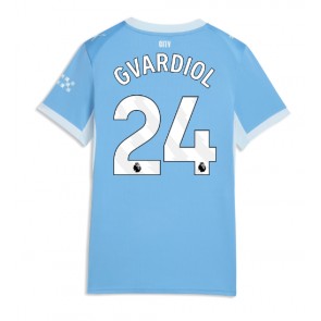 Manchester City Josko Gvardiol #24 Replika Hemmatröja Damer 2026-27 Kortärmad